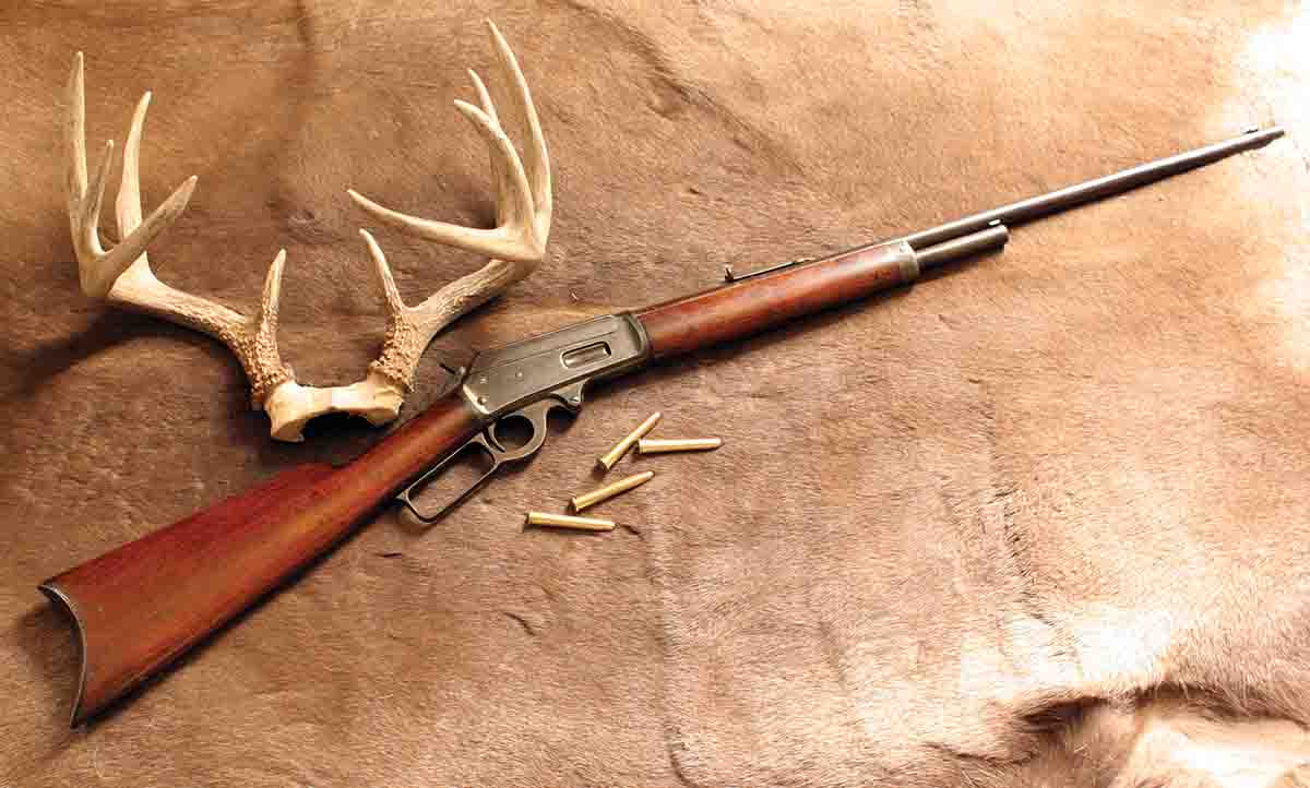 The Marlin 1893 was designed as a hunting rifle, but some hunters still debate whether the .32-40 is adequate for deer.